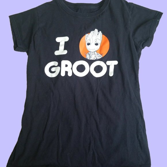 Guardians of the Galaxy Other - Girl's Large I Am Groot T-Shirt L